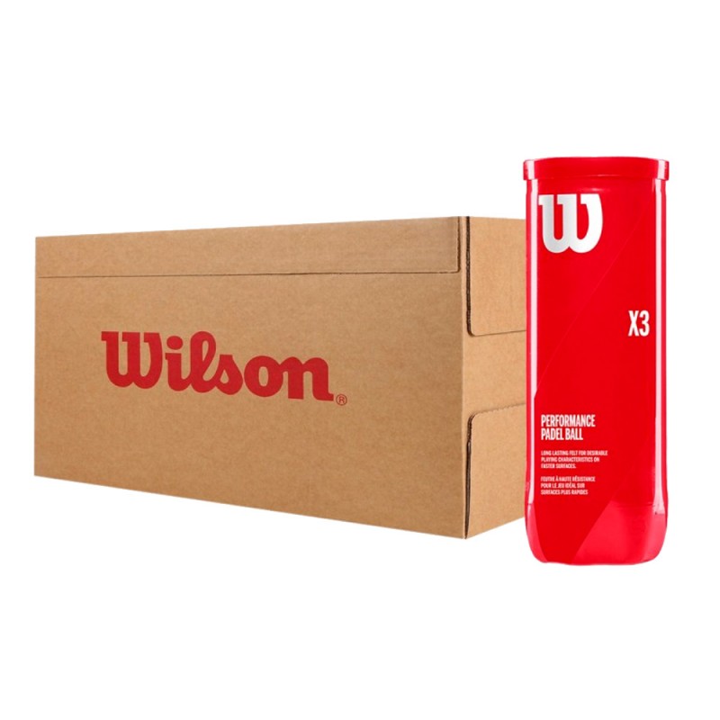Wilson Performance Padel doos 24 x 3 st Wilson Performance Padel doos 24 x 3 st
