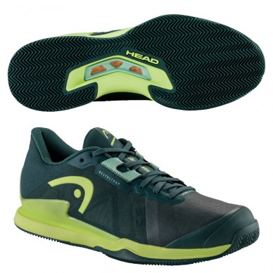 padelschoenen Head Sprint Pro 3.5 Clay forest green 2023