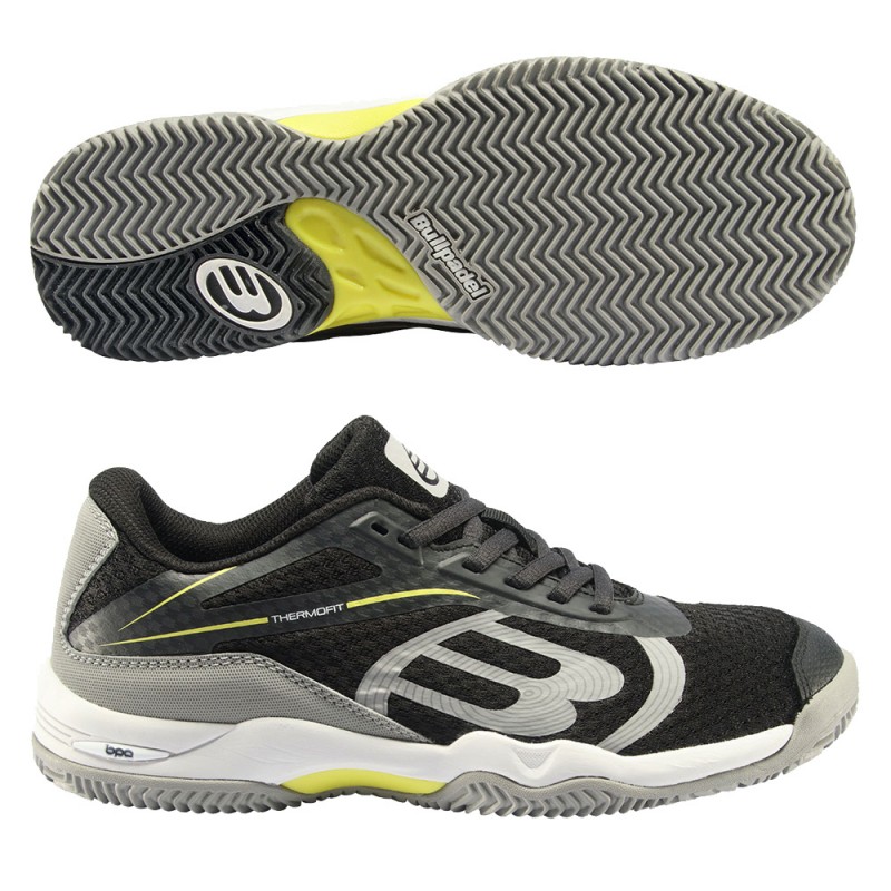 Padelschoenen Bullpadel Beker 23V antraciet Padelschoenen Bullpadel Beker 23V antraciet