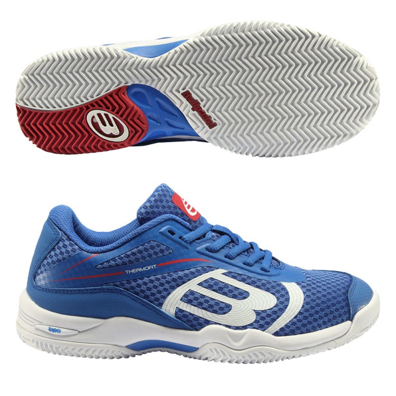 Padelschoenen Bullpadel Beker 23V koningsblauwe Padelschoenen Bullpadel Beker 23V koningsblauwe