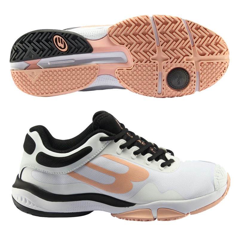 Padelschoenen Bullpadel Flow Hybrid Fly 23V koraal Padelschoenen Bullpadel Flow Hybrid Fly 23V koraal
