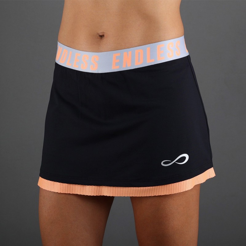 Skirt Endless Iconic negra zalm