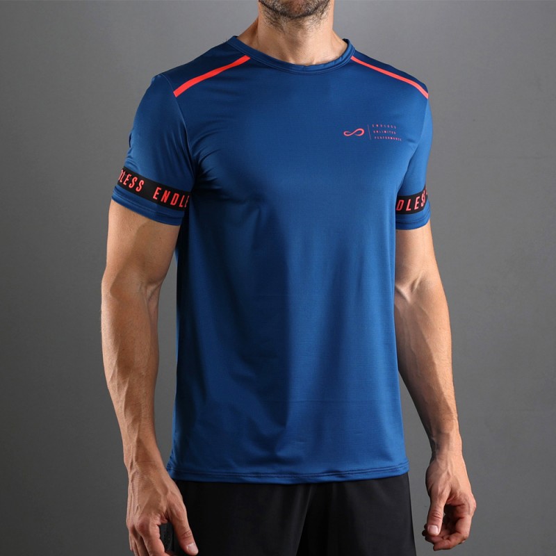 t-shirt Endless Ace Izzy blauw rubi t-shirt Endless Ace Izzy blauw rubi