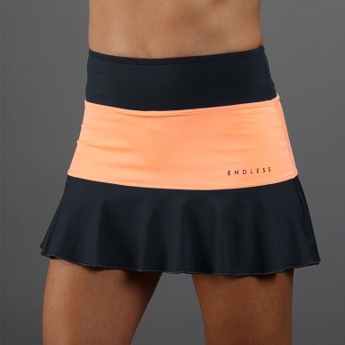 Skirt Endless Lace titanium zalm