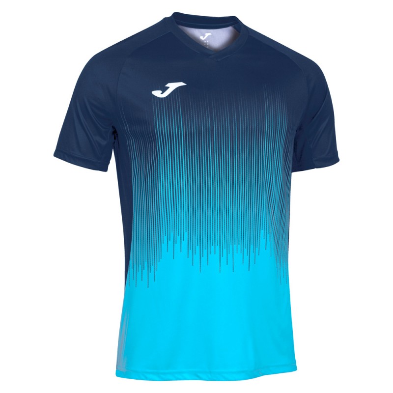 t-shirt Joma Tiger IV marineblauw fluor turquoise t-shirt Joma Tiger IV marineblauw fluor turquoise