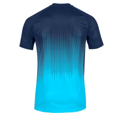 t-shirt Joma Tiger IV marineblauw fluor turquoise
