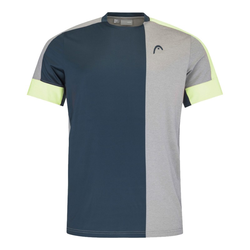 t-shirt Head Padel Tech grey light green