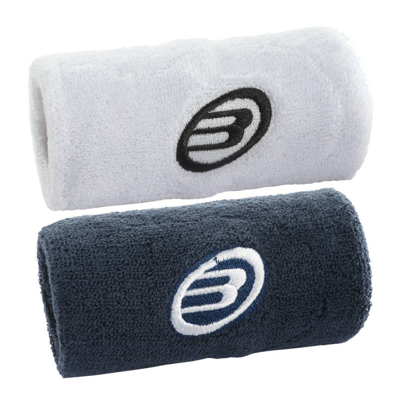 Wristbands Bullpadel BPMU233 wit blauwe Wristbands Bullpadel BPMU233 wit blauwe