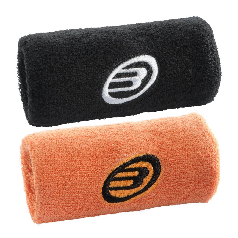 Wristbands Bullpadel BPMU233 zwart oranje Wristbands Bullpadel BPMU233 zwart oranje