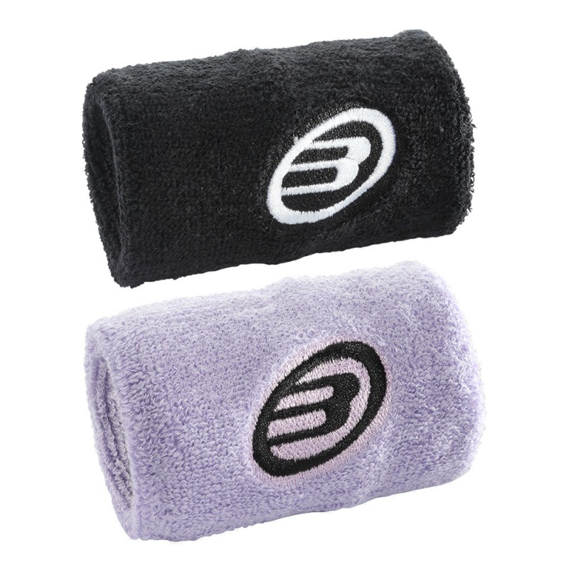 Wristbands Bullpadel BPMU2305 zwarte mauve Wristbands Bullpadel BPMU2305 zwarte mauve