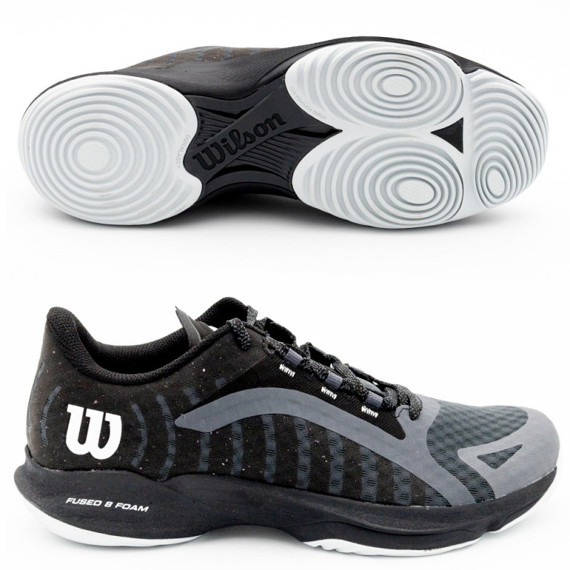 Padelschoenen Wilson Hurakn Pro ebony black 2023