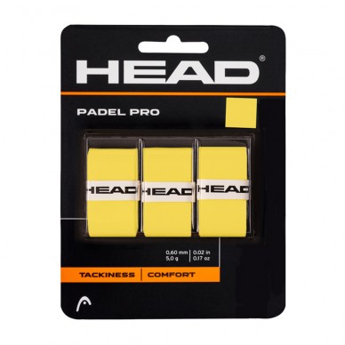 Overgrip Head Padel Pro 3 Pack geel