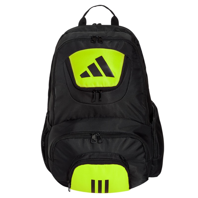 Padel rugzak Adidas BP Protour zwart limoen 2023 Padel rugzak Adidas BP Protour zwart limoen 2023