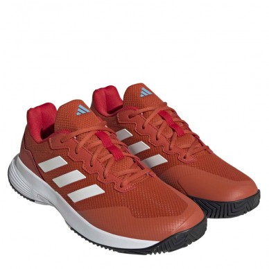 Padelschoenen Adidas Gamecourt 2 M preloved rood wit 2023