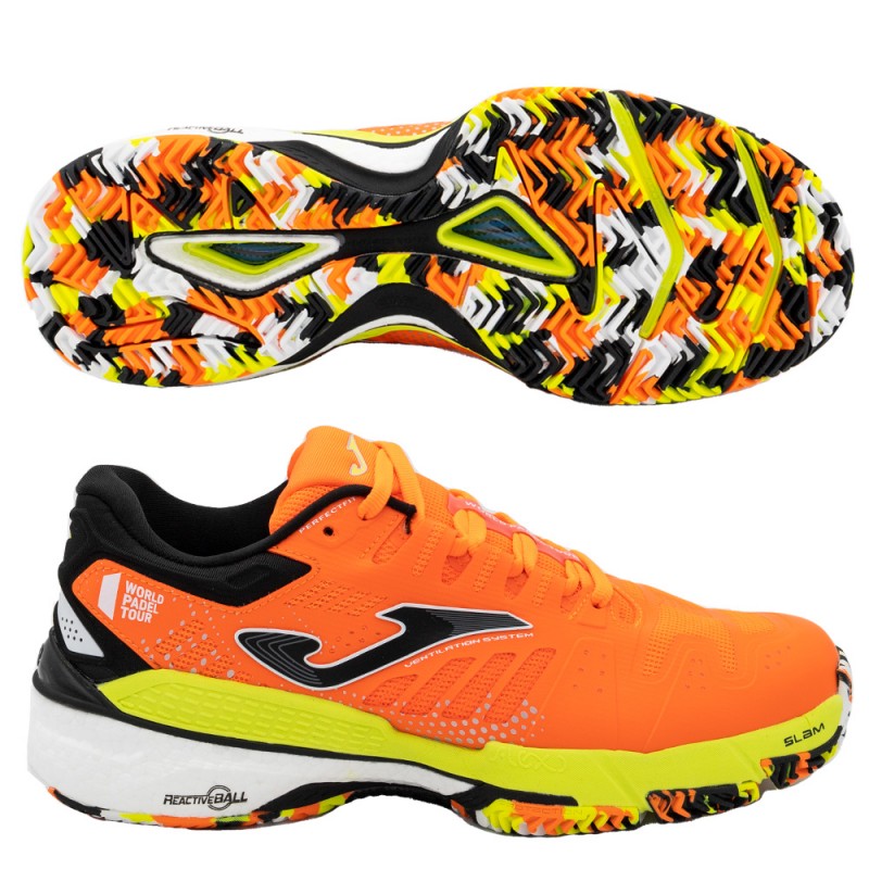 bioscoop Saai doden Padelschoenen Joma T.SLAM 2307 koraalzwarte 2023 - Zona de Padel