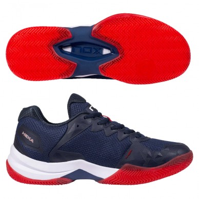 Padelschoenen Nox ML10 Hexa blauw vurig rood 2023