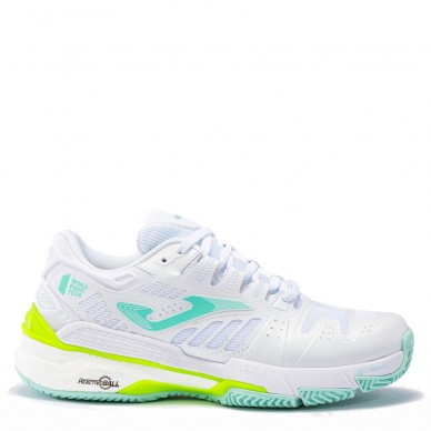 Padelschoenen Joma T.SLAM LADY 2332 wit lichtblauwe 2023