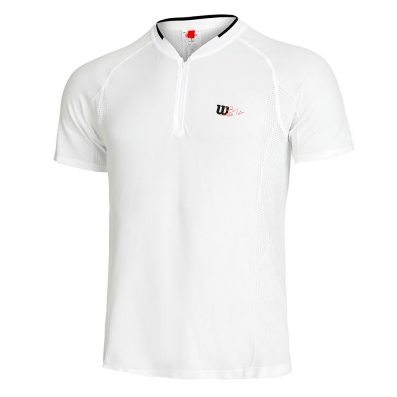 T-shirt Wilson Series Naadloos Ziphnly 2.0 helder wit