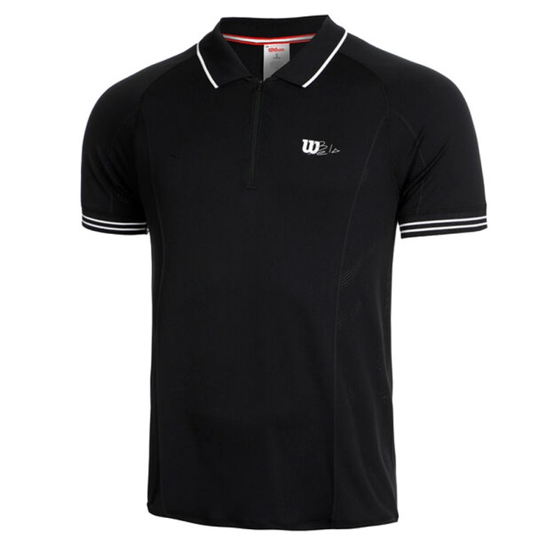 Polo Wilson Players Seamless zwart Polo Wilson Players Seamless zwart