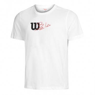 T-shirt Wilson Graphic helder wit