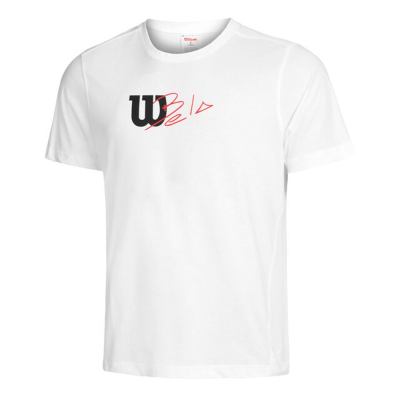 T-shirt Wilson Graphic helder wit T-shirt Wilson Graphic helder wit