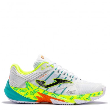 Padelschoenen Joma T.OPEN 2372 wit limoen 2023