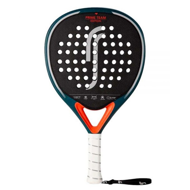 RS Padel Prime Team Edition zwart turkoois 2023 RS Padel Prime Team Edition zwart turkoois 2023
