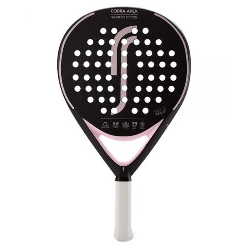 RS Padel Cobra Apex Edition zwart roze vrouw 2023 RS Padel Cobra Apex Edition zwart roze vrouw 2023