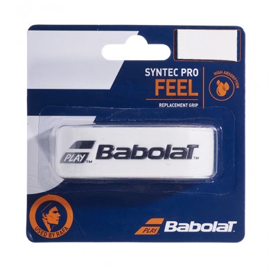 Padelgreep Babolat Syntec Pro x1 wit