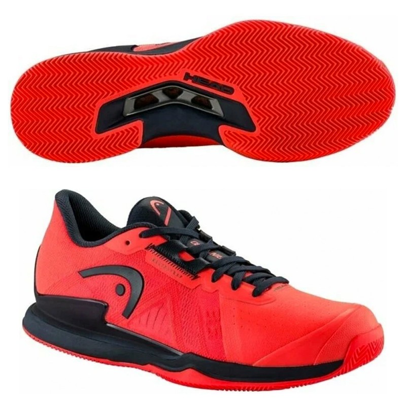 Padelschoenen Head Sprint Pro 3.5 Clay vurig koraal 2023