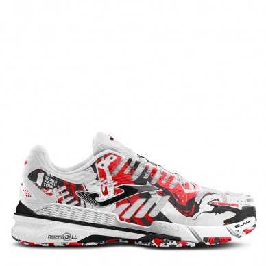 Padelschoenen Joma Slam Men 2302 wit rood 2023