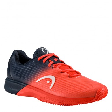 Padelschoenen Head Revolt Pro 4.0 Clay bosbes vurig koraal 2023
