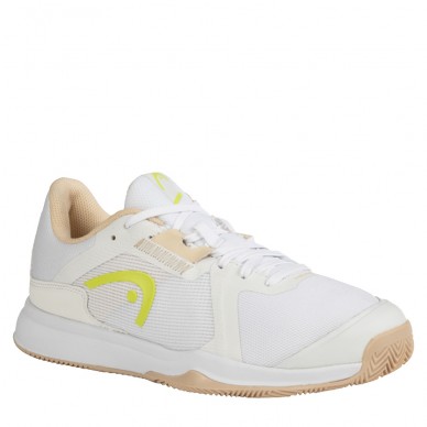 Padelschoenen Head Sprint Team 3.5 Clay white lime 2023