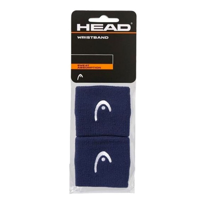 Head 2.5" wristbands blauw