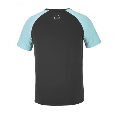 T-shirt Babolat T-shirt met ronde hals Lebron zwart lichtblauw