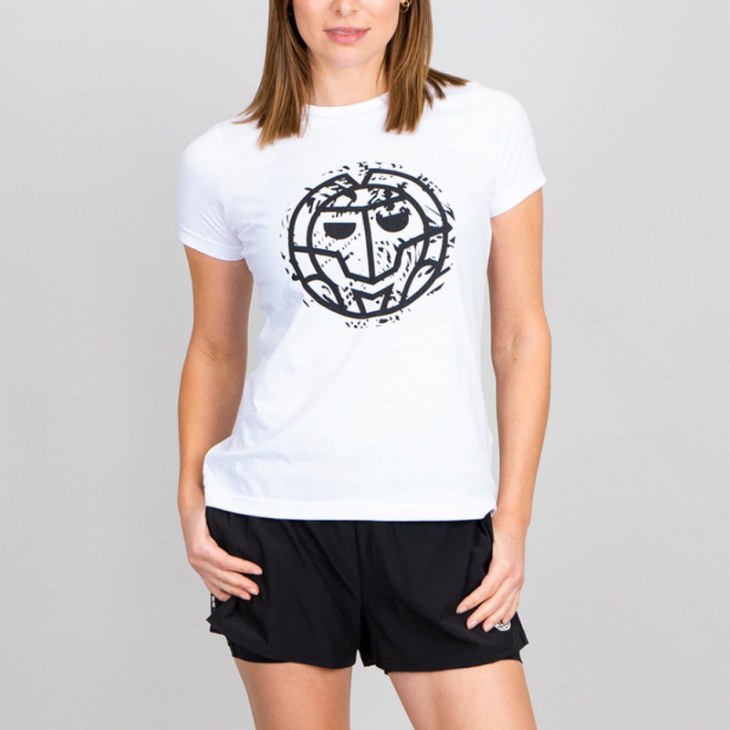 T-shirt Bidi Badu Melbourne Chill Tee Wit Zwart T-shirt Bidi Badu Melbourne Chill Tee Wit Zwart