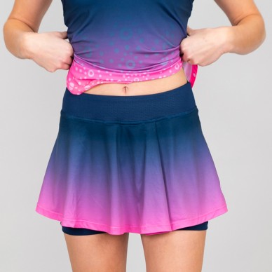 Skirt Bidi Badu Colortwist Bedrukt Roze Donkerblauw