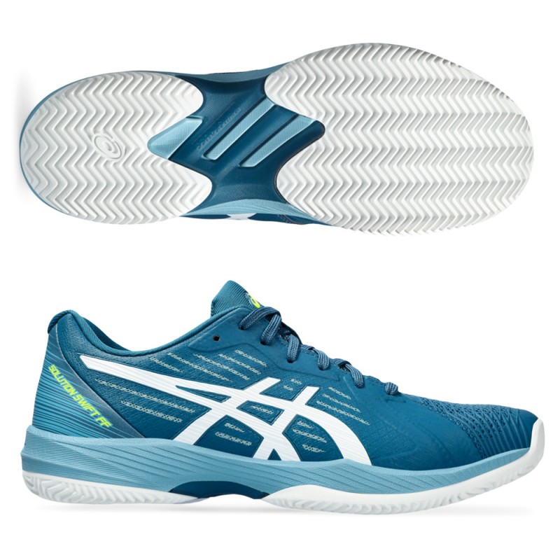 Asics Solution Swift FF Clay Restful Teal wit Asics Solution Swift FF Clay Restful Teal wit