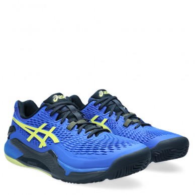 Padelschoenen Asics Gel Resolution 9 Padel illusion blue glow yellow