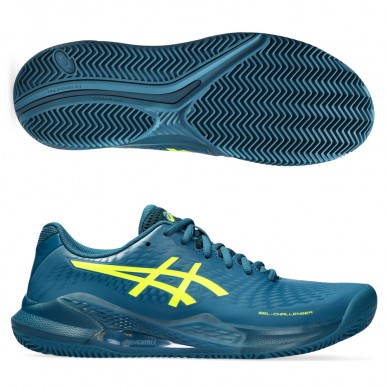 Padelschoenen Asics Gel Challenger 14 Clay restful teal safety yellow