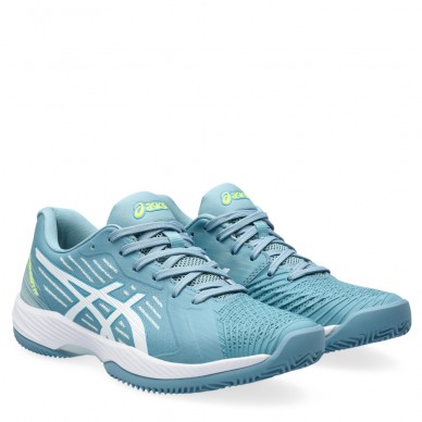 Padelschoenen Asics Solution Swift FF Clay gray blue white