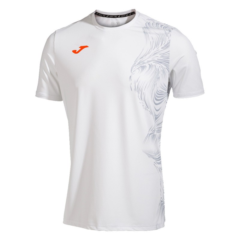 T-shirt Joma Challenge wit grijs T-shirt Joma Challenge wit grijs