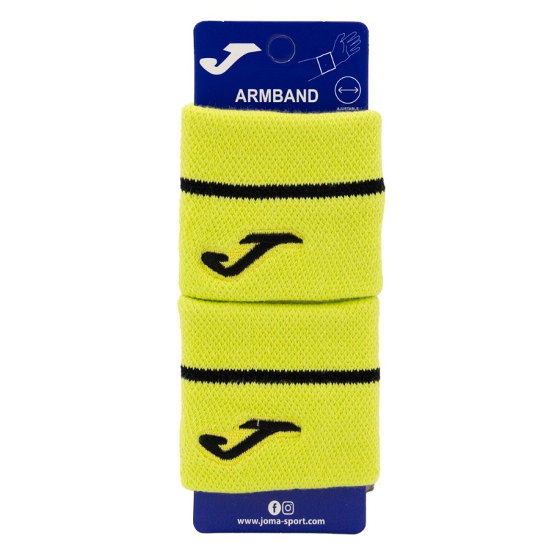 Wristbands Joma korte fluo gele
