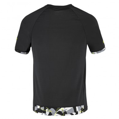 T-shirt Babolat Aero met ronde hals, zwart