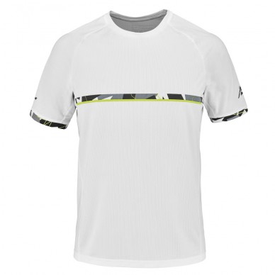 T-shirt Babolat Aero Crew Neck wit