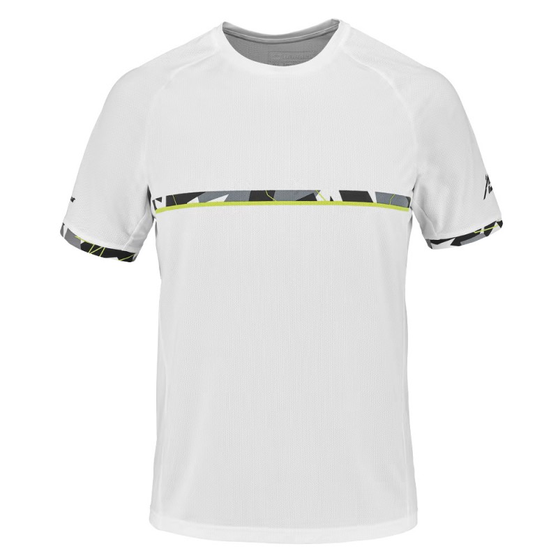 T-shirt Babolat Aero Crew Neck wit T-shirt Babolat Aero Crew Neck wit