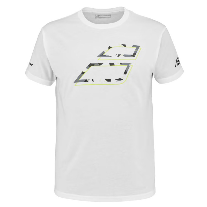 T-Shirt Babolat Aero katoenen wit