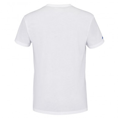 T-shirt Babolat Exercise Big Flag Heren wit