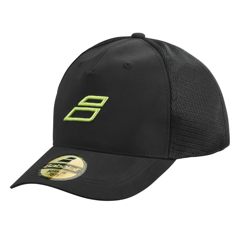 Cap Babolat Curve Trucker S Zwart Geel Cap Babolat Curve Trucker S Zwart Geel