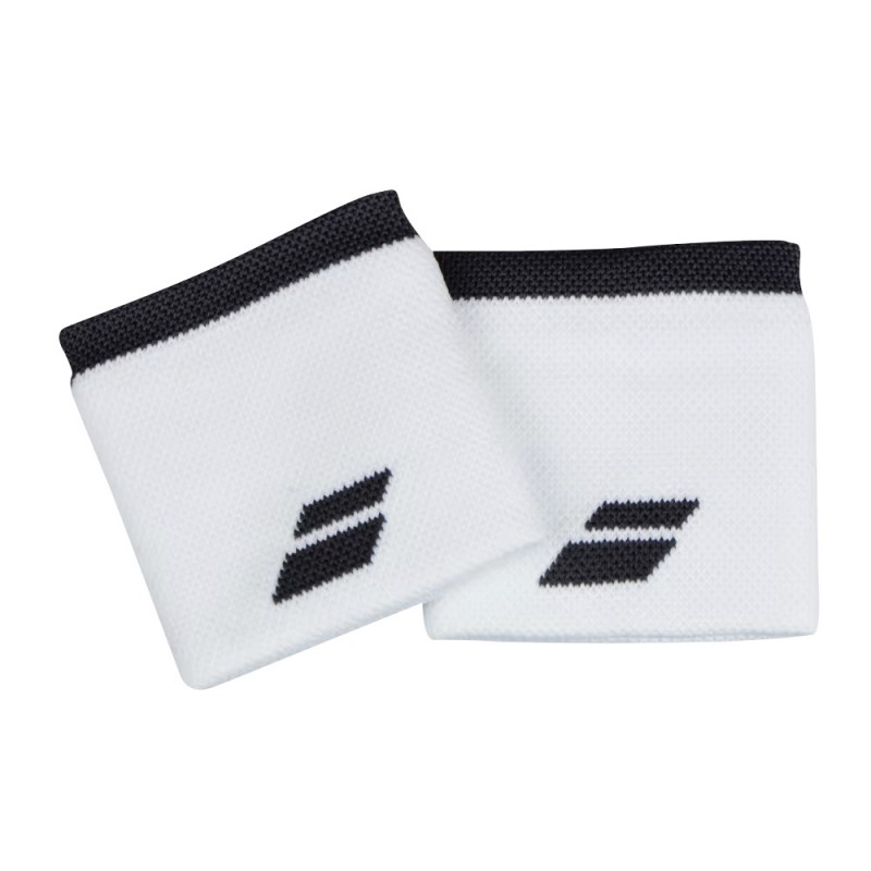 Wristbands Babolat Logo Wit Grijs Wristbands Babolat Logo Wit Grijs